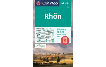 Hiking Maps Germany Kompass-Kartenset 460 Rhön 1:50.000 Kompass-Karten GmbH