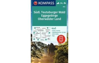 KOMPASS Wanderkarte Südlicher Teutoburger Wald - Eggegebirge - Oberwäl Kompass-Karten GmbH