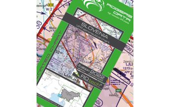 Flugkarten VFR Luftfahrtkarte 2025 - Slowenien 1:200.000 Rogers Data