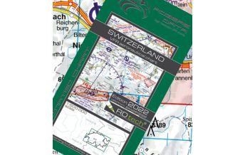 Aviation Charts VFR Luftfahrtkarte 2026 - Schweiz 1:500.000 Rogers Data