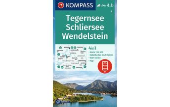 Wanderkarten Bayern KOMPASS Wanderkarte Tegernsee, Schliersee, Wendelstein KOMPASS freytag & berndt