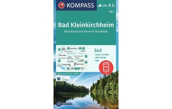 Hiking Maps Carinthia Kompass-Karte 063, Bad Kleinkirchheim, Biosphärenpark Nockberge 1:25.000 Kompass-Karten GmbH