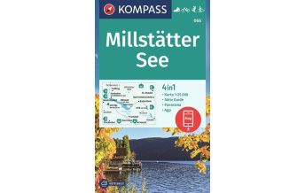 Wanderkarten Kärnten KOMPASS Wanderkarte 066 Millstätter See 1:25000 KOMPASS freytag & berndt