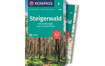 Hiking Guides KOMPASS Wanderführer 5380 Steigerwald mit Haßbergen und Frankenhöhe, 55 Touren Kompass-Karten GmbH