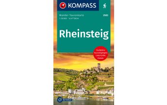Weitwandern KOMPASS Wander-Tourenkarte Rheinsteig 1:50.000 Kompass-Karten GmbH