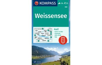 Wanderkarten Österreich Kompass-Karte 060, Weissensee 1:25.000 KOMPASS freytag & berndt