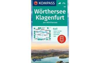 Wanderkarten Kärnten Kompass-Karte 061, Wörthersee, Klagenfurt 1:25.000 KOMPASS freytag & berndt