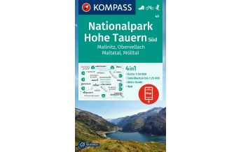 Wanderkarten Salzburg Kompass-Karte 49, Nationalpark Hohe Tauern Süd 1:50.000 KOMPASS freytag & berndt