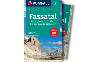 Hiking Guides KOMPASS Wanderführer 5718 Fassatal, Rosengarten, 60 Touren Kompass-Karten GmbH