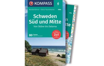 Wanderführer KOMPASS Wanderführer 5984 Schweden Süd und Mitte, Von Skåne bis Dalarna, 80 Touren KOMPASS freytag & berndt