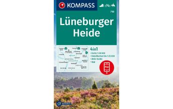Wanderkarten Deutschland Kompass-Karte 718, Lüneburger Heide 1:50.000 Kompass-Karten GmbH