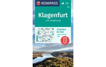 Hiking Maps Carinthia Kompass-Kartenset 294, Klagenfurt und Umgebung 1:50.000 Kompass-Karten GmbH