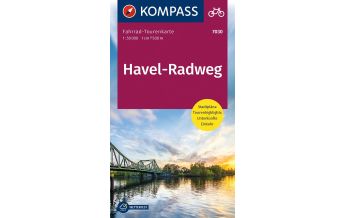Radsport Fahrrad-Tourenkarte Havel-Radweg KOMPASS freytag & berndt