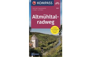 Cycling Maps Germany Fahrrad-Tourenkarte Altmühltalradweg Kompass-Karten GmbH