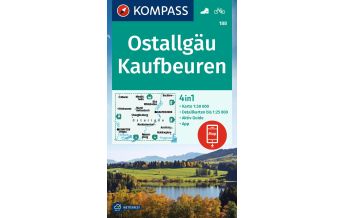 Wanderkarten KOMPASS Wanderkarte 188 Ostallgäu, Kaufbeuren KOMPASS freytag & berndt