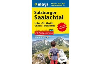Mountainbike Touring / Mountainbike Maps Mayr-Wander-, Rad-, MTB- und Tourenkarte 71, Salzburger Saalachtal 1:35.000 Mayr Verlag