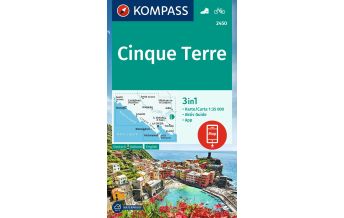 Wanderkarten Apennin Kompass-Karte 2450, Cinque Terre 1:35.000 KOMPASS freytag & berndt