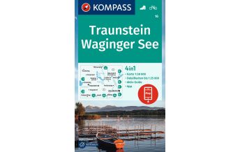 Hiking Maps KOMPASS Wanderkarte 16 Traunstein, Waginger See 1:50.000 Kompass-Karten GmbH