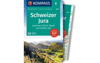 Hiking Guides KOMPASS Wanderführer Schweizer Jura, 55 Touren Kompass-Karten GmbH