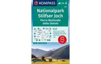 Wanderkarten Südtirol & Dolomiten Kompass-Karte 072, Nationalpark Stilfserjoch/Parco Nazionale dello Stelvio 1:50.000 Kompass-Karten GmbH