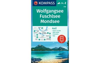 Hiking Maps Salzkammergut Kompass-Karte 018, Wolfgangsee, Fuschlsee, Mondsee 1:25.000 Kompass-Karten GmbH