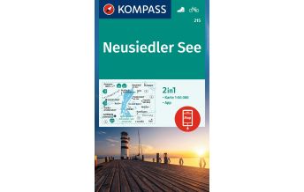Wanderkarten Burgenland Kompass-Karte 215, Neusiedler See 1:50.000 KOMPASS freytag & berndt