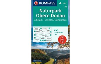 Hiking Maps Austria Kompass-Karte 781, Naturpark Obere Donau, Albstadt, Tuttlingen, Sigmaringen 1:50.000 Kompass-Karten GmbH