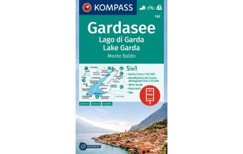 Wanderkarten Italien Kompass-Karte 102, Gardasee/Lago di Garda 1:50.000 KOMPASS freytag & berndt