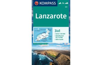 Wanderkarten Spanien Kompass-Karte 241, Lanzarote 1:50.000 KOMPASS freytag & berndt