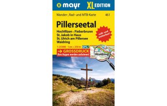 Wanderkarten Tirol Mayr-Wander-, Rad- und MTB-Karte 461, Pillerseetal XL 1:25.000 KOMPASS freytag & berndt