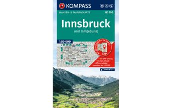 Wanderkarten Tirol KOMPASS Wanderkarten-Set 290 Innsbruck und Umgebung (2 Karten) 1:50.000 Kompass-Karten GmbH