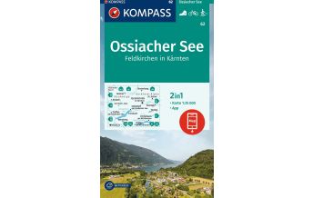 Wanderkarten Kärnten Kompass-Karte 62, Ossiacher See, Feldkirchen in Kärnten 1:25.000 KOMPASS freytag & berndt