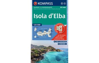 Hiking Maps Italy Kompass-Karte 2468, Isola d'Elba 1:25.000 Kompass-Karten GmbH