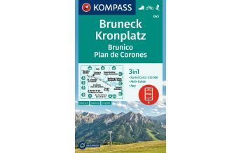 Wanderkarten Südtirol & Dolomiten Kompass-Karte 045, Bruneck/Brunico, Kronplatz/Plan de Corones 1:25.000 KOMPASS freytag & berndt
