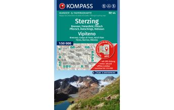 Wanderkarten Tirol Kompass-Karte 44, Sterzing/Vipiteno 1:50.000 Kompass-Karten GmbH
