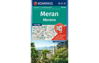 Wanderkarten Südtirol & Dolomiten Kompass-Karte 053, Meran/Merano 1:25.000 KOMPASS freytag & berndt