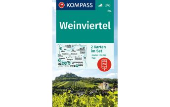 Hiking Maps Vienna Kompass-Kartenset 204, Weinviertel 1:50.000 Kompass-Karten GmbH