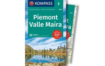 Hiking Guides Kompass-Wanderführer 5756, Piemont - Valle Maira Kompass-Karten GmbH