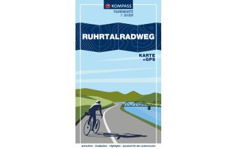 Cycling Maps KOMPASS Fahrrad-Tourenkarte Ruhrtalradweg 1:50.000 Kompass-Karten GmbH