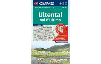Wanderkarten Südtirol & Dolomiten Kompass-Karte 052, Ultental/Val d'Ultimo 1:25.000 KOMPASS freytag & berndt