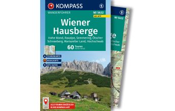 Wanderführer KOMPASS Wanderführer 5632, Wiener Hausberge, 60 Touren mit Extra-Tourenkarte Kompass-Karten GmbH
