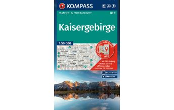 Wanderkarten Tirol Kompass-Karte 9, Kaisergebirge 1:50.000 KOMPASS freytag & berndt