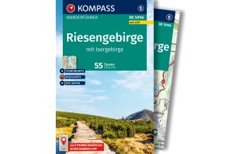 Wanderführer KOMPASS Wanderführer Riesengebirge mit Isergebirge, 55 Touren mit Extra-Tourenkarte Kompass-Karten GmbH