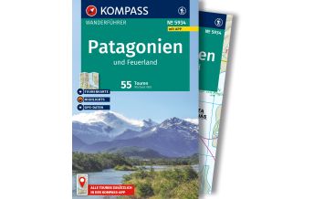 Hiking Guides KOMPASS Wanderführer 5934, Patagonien und Feuerland, 55 Touren mit Extra-Tourenkarte Kompass-Karten GmbH