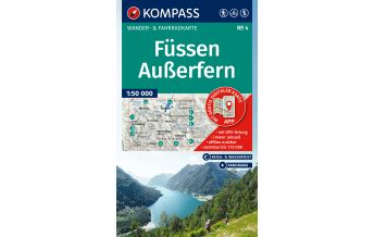 Wanderkarten Tirol Kompass-Karte 4, Füssen, Außerfern 1:50.000 Kompass-Karten GmbH