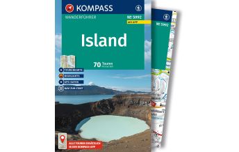 Wanderführer Kompass-Wanderführer 5992, Island KOMPASS freytag & berndt