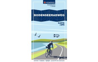 Cycling Maps Switzerland KOMPASS Fahrrad-Tourenkarte Bodenseeradweg 1:50.000 Kompass-Karten GmbH