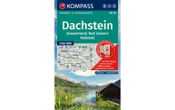 Wanderkarten Steiermark Kompass-Karte 20, Dachstein, Ausseerland, Bad Goisern, Hallstatt 1:50.000 Kompass-Karten GmbH