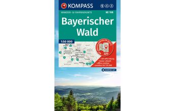 Hiking Maps Bavaria Kompass-Kartenset 198, Bayerischer Wald 1:50.000 Kompass-Karten GmbH