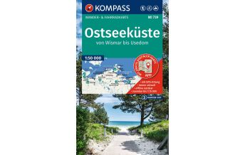 Hiking Maps Mecklenburg-Vorpommern Kompass-Kartenset 739, Ostseeküste von Wismar bis Usedom 1:50.000 Kompass-Karten GmbH